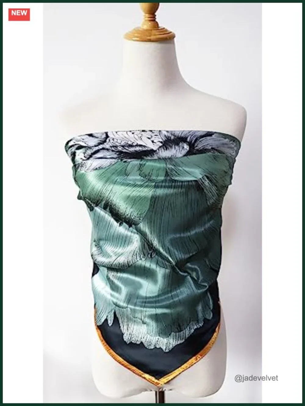 Satin Head Scarf for Women 35x35 Silk Feel Hair Wrap Bandana Neck Scarf